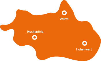 Huchenfeld, Würm und Hohenwart